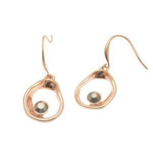 Rose Gold Disc Necklace Set