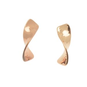 Rose Gold Twist Necklace Set