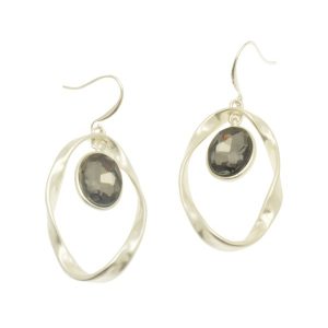 Gunmetal & Silver Multiloop Necklace Set